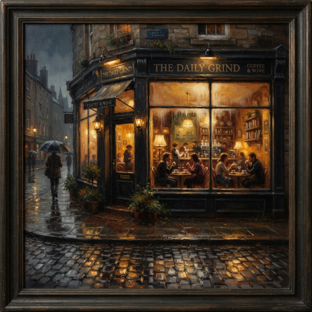 Impressionist Oil style — Quiet Evening