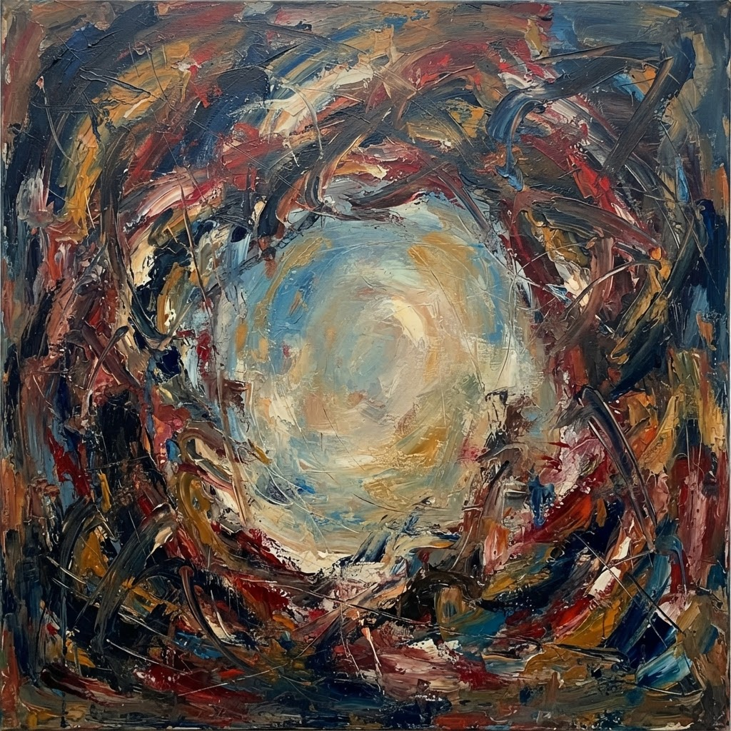 Abstract Expressionism style — Inner Peace